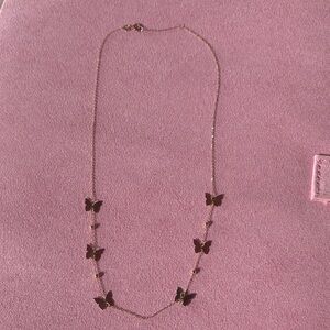 14kt Italian Gold Butterfly Necklace